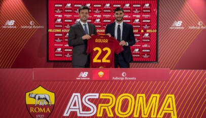 Aouar firma il contratto con la AS Roma